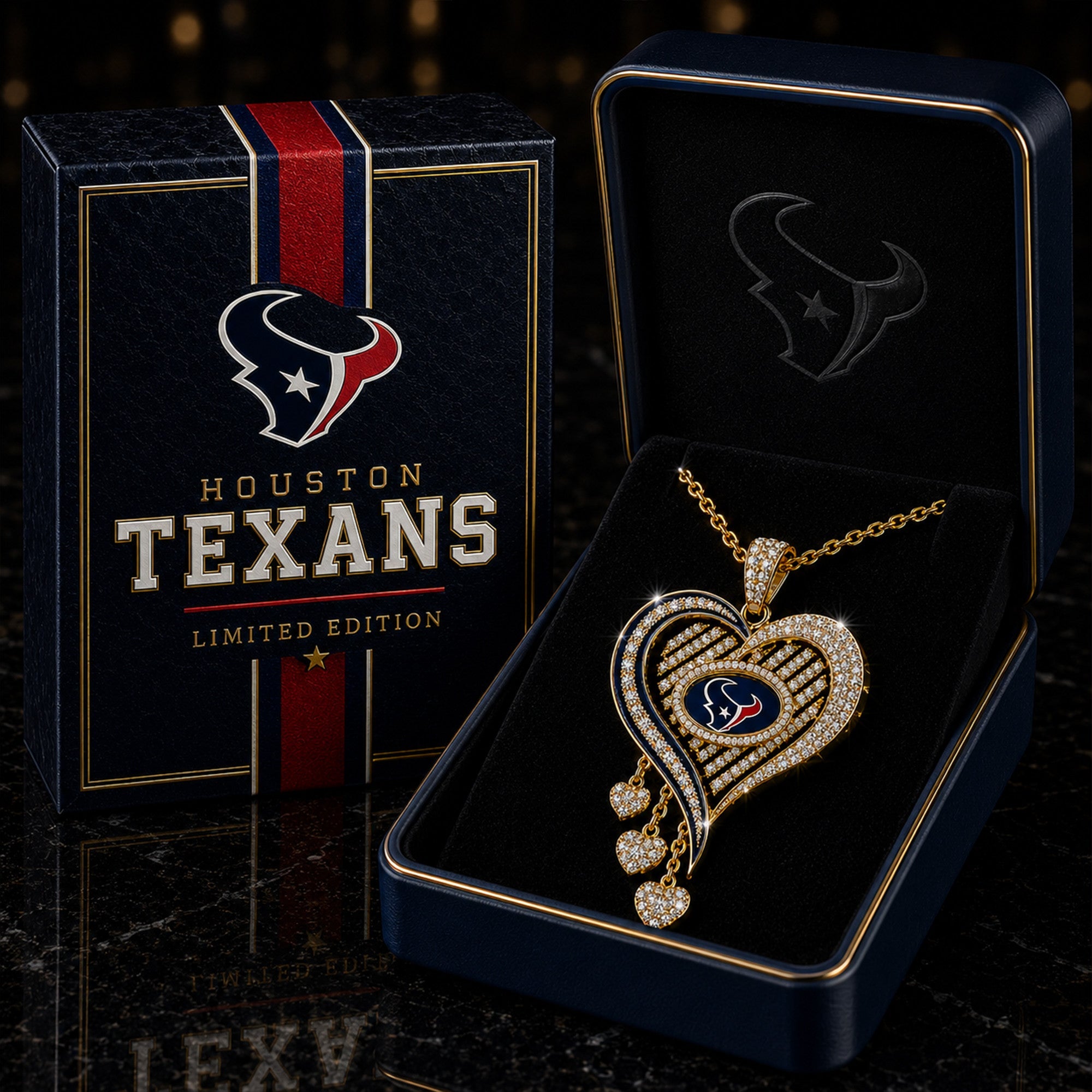 HTX Solid Gold Chain with Diamond Pendant TMH