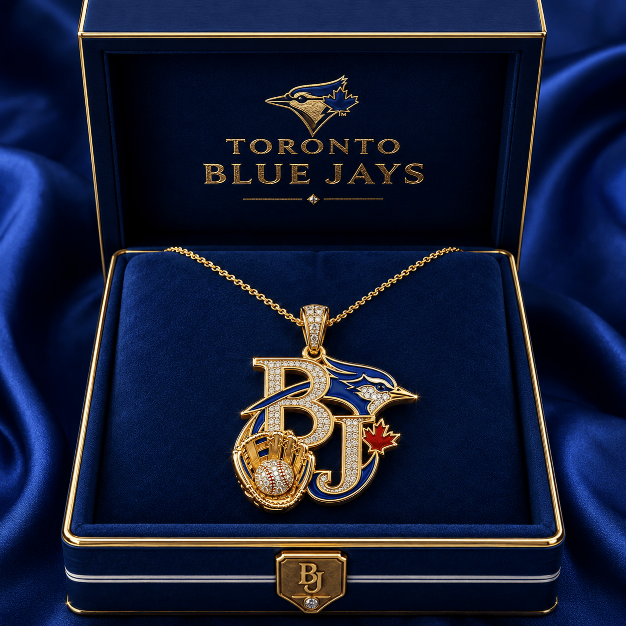 TBJ Solid Gold Chain with Diamond Pendant BMD